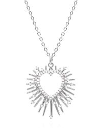 Luna Charles - Cher Starburst Heart Pendant Necklace - Lyst