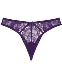 Journelle - Natalia String Thong Violette - Lyst