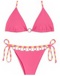 Live Kolibri - String Bikini Set With Metal Detail - Lyst