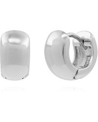 Cote Cache - Mini Bold Huggie Hoop Earrings - Lyst