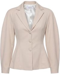 AGGI by HALEWSKI - Neutrals Rovena Sheer Dew Blazer - Lyst