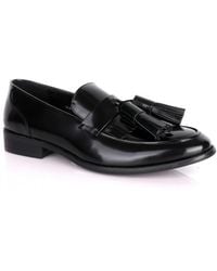 DAVID WEJ - Bradford Patent Leather Loafers With Tassels – - Lyst