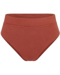 Solpardus - Thea Terracotta Bamboo Bikini Bottoms - Lyst