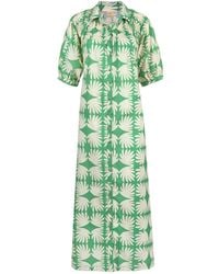 SUNSHINE TIENDA - Viridian Tile Oasis Dress - Lyst