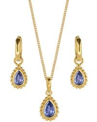 Charlotte's Web Jewellery - December Birthstone Necklace And Earring Set - Lyst