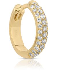 Maya Brenner - Pavé huggie - Lyst
