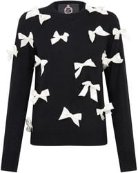 Lisa The Label - Bow Belle Noir Sweater - Lyst