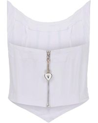Ilvi - Tiber Denim Corset - Lyst