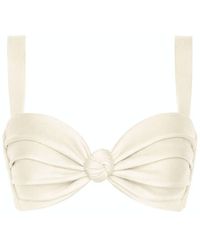 Montce - Neutrals Cream Silkie Hayden Bikini Top - Lyst