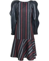 ARTISTA - Aurea Striped Midi Dress - Lyst