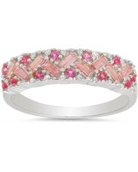 Kylie Harper - Sterling Sapphire Ombre Baguette-Cut Band Ring - Lyst