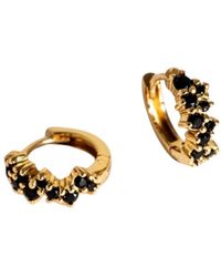 Claire Hill Designs - Galaxy Huggie Earrings - Lyst
