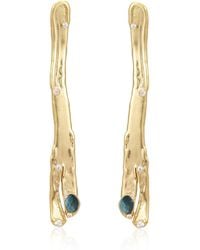 Rare Matters Jewelry - Natural Asymmetry Linear Earrings - Lyst