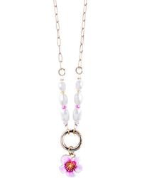 My Little Nature - Plumeria Flower Handmade Necklace - Lyst