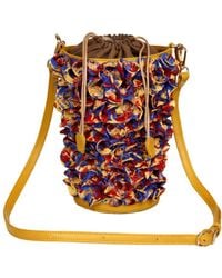 F3Rog by Rana - The Crossbody Tricolore Coral Bucket Bag With A Shoulder Strap - Lyst