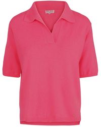 tirillm - Polly Cashmere Pullover With Collar, Coral Pink - Lyst