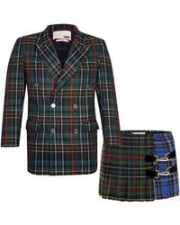 Come on - Suit Allegro Jacket Tartan Jack Mini Skirt Tartan - Lyst