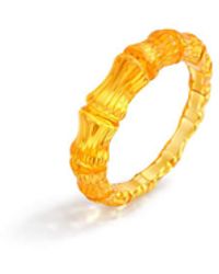 Gold & Honey - Bamboo Ring - Lyst