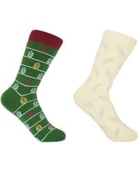 Peper Harow - Made in England - Christmas Tree & Leaf Cream Socks Bundle - Lyst