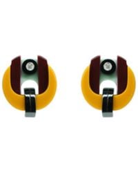 Gissa Bicalho - Handmade Acrylic Earring Short Protea - Lyst