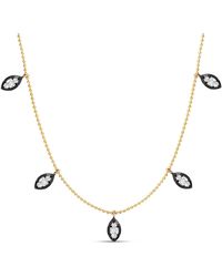 SHYMI - Marquise Multi Drop Necklace - Lyst