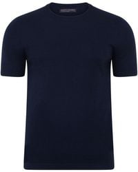 Paul James Knitwear - Superfine Merino Wool Ilario Knitted T-Shirt - Lyst
