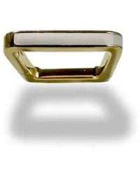 Onia - Spore Enamel Trapezoid Lock - Lyst