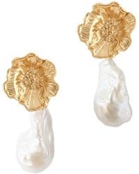 Astor & Orion - Poppy Baroque Pearl Drops - Lyst