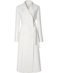 AGGI by HALEWSKI - Tilda Off Long Coat - Lyst