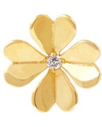 Lee Renee - Diamond Lucky Clover Lapel Pin – - Lyst