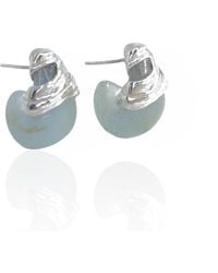 Bio-Trimmings - Galvani Frost Bio-Gem Hoops - Lyst