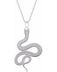 CarterGore - Medium Snake Pendant Necklace - Lyst