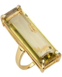 Bounkit - Lucille Ring Lemon Quartz - Lyst