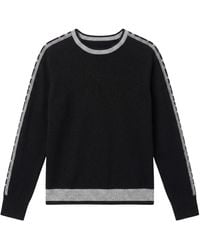Brodie Cashmere - Cathy Sleeve Stripe Crew - Lyst