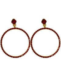 Vickisarge - The Large Hoop Earrings - Lyst