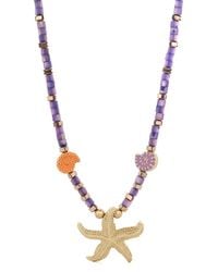 Ebru Jewelry - Spirit Of The Ocean Starfish Necklace - Lyst