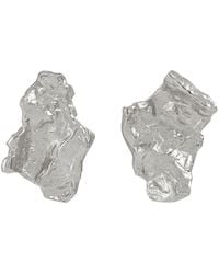 Janus Edinburgh - Eighe Sterling Textured Stud Earrings - Lyst
