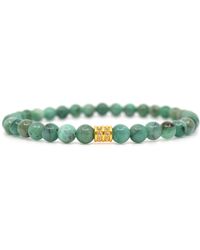 Shar Oke - Emerald & Solid Pure Bracelet - Lyst