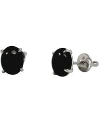 Onia - Onyx Studs - Lyst