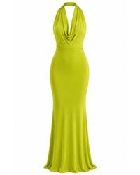 Maison De Gala - Selene Lime Gown - Lyst