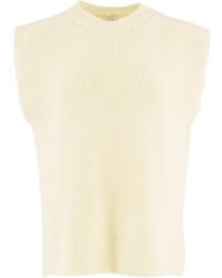 1 People Napoli High Neck Knitted Top In Porcelain White