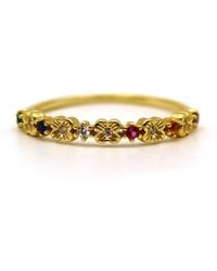 VicStoneNYC Fine Jewelry - Persimmon Blossom Symphony Gem Ring - Lyst