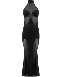 OW Collection - Sierra Halter Neck Maxi Dress - Lyst
