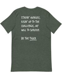 Anchor and Crew - Forest Think Ocean Tiger Aspirations Cotton Embroidered T-Shirt - Lyst