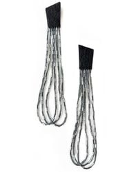 WAIWAI - Beaded Dangle Earrings - Lyst