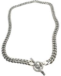 Tg-Jewellery by Tamara Gervasio - Celtic Dog Oxide And Satin Curb Chain Sterling - Lyst