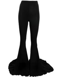 LIA ARAM - Velvet Trousers With Train - Lyst