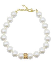 Bayemeyc - Astrion Pearl Choker Necklace - Lyst