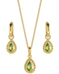 Charlotte's Web Jewellery - August Birthstone Necklace And Earring Set - Lyst