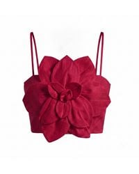 Yumi Kim - Sahara Burgundy Linen Top - Lyst